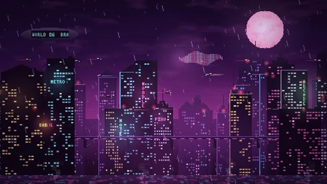 Neon Skyline arena